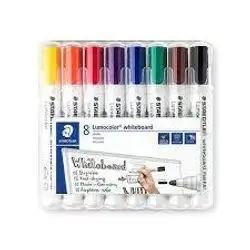 STAEDTLER Lumocolor Whiteboard Marker Pack of 8