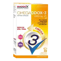 OMEGADDOX -3 1000 MG ( OMEGA 3 ) MADDOX