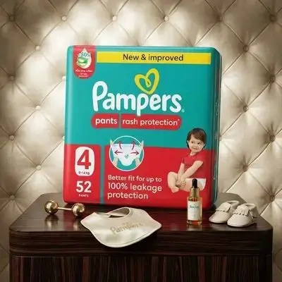 PAMPERS 4 ( 52 PCS ) PANTS