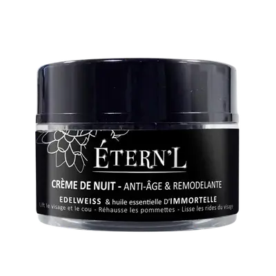 Night Cream Anti-Ageing & Reshaping Lifts your Face and Neck 50ml _ ETERN'L