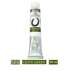 (569) (OLIVE GREEN) OIL COLOR-Maries 50ML