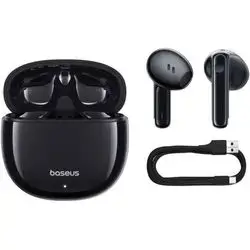 Baseus True Wireless Earphones Model No.: Baseus Bowie E13 Battery capacity: 40mAh/0.148Wh (earphones), 400mÁh/1.48Wh (charging case) Earphone rated input: DC5V-80mA Charging case rated input: DC5V- 520mA Max. RF output power: Bluetooth(BLE) :3.02dBm