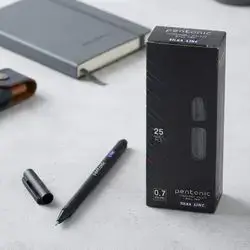 PENTONIC 0.7MM BLACK 25 PCS