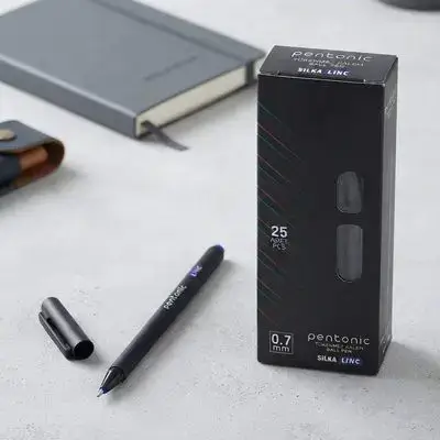 PENTONIC 0.7MM BLACK 25 PCS
