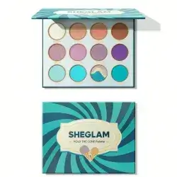 SHEGLAM Hold The Cone Palette 12-Clolor Shimmer Matte Eyeshadow Palette