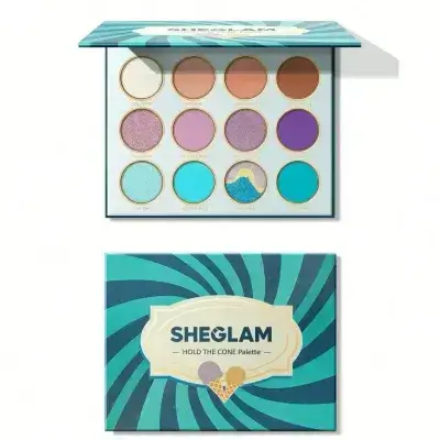 SHEGLAM Hold The Cone Palette 12-Clolor Shimmer Matte Eyeshadow Palette