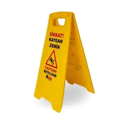 Slippery Floor Slab Original Yellow
