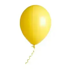 Balloon helium-Yellow-40pcs