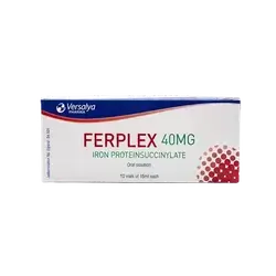 Ferplex Iron Protein Succinylate 40mg Oral Solution 10 vials Of 15ml _ Versalya Pharma