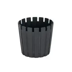 Akasya Flower Pot 33 Anthracite