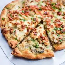 Chicken Mushroom Pizza