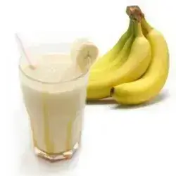 Banana And Milk Juice