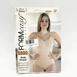 Formeasy Body Shaper 0800 Womens LARGE Black Firm Compression Body Suit Control
