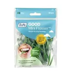 TePe Good Mini Flosser 36pcs //تيبي ادوات تنظيف الاسنان الصغيرة من جود 36 قطعة
