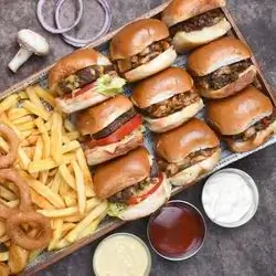 Mix Box Sliders With Cheese