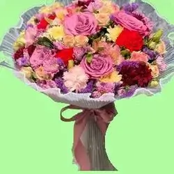 Fancy Pink Flower Bouquet