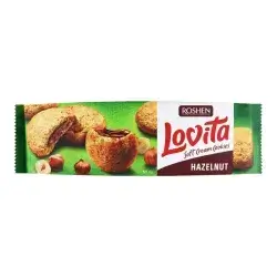 Roshen Lovita Soft Cream Cookies Hazelnut 127 Gm