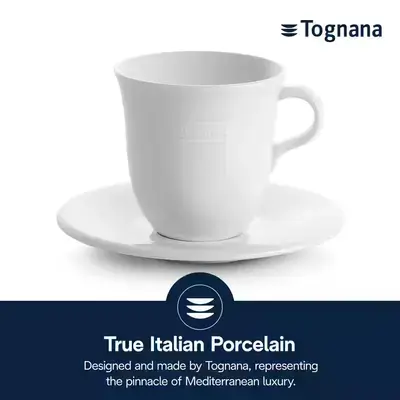De’Longhi Porcelain Cappuccino Cup Set – Original – 2 Pieces