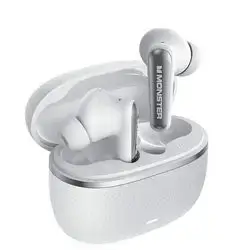 Monster Clarity 200 ANC Wireless Earbuds Monster Wireless Earphones (white)