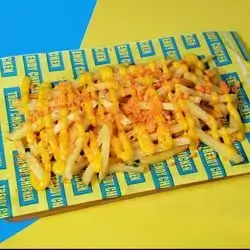 Fries with Cheese and Cheetos