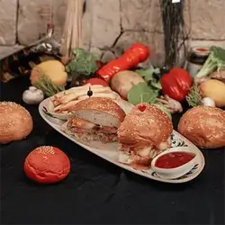 King Swiss Chicken Burger