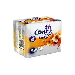 Confy Lady Pads Ultra Long 9 Pads