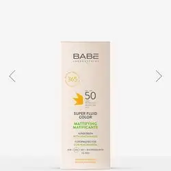 BABE Super Fluid Color Mattifying SUNSCREEN SPF 50