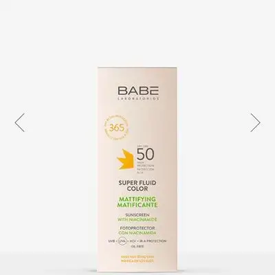 BABE Super Fluid Color Mattifying SUNSCREEN SPF 50