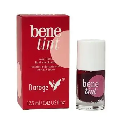 TINTA PARA LABIOS Y MEJILLAS COLOR ROSA ACABADO NATURAL Y DURADERO BENE TINT DAROGE 12.5ML (DUPE DE BENEFIT)