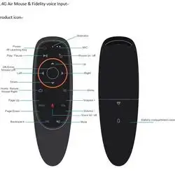 Smart remote control For all smart TV Mouse + Voice search