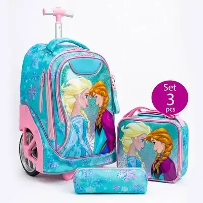 Jasmine Star 3-Piece Trolley School Bag Set