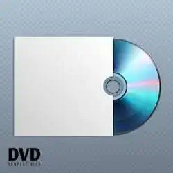 DVD empty with white envelope cover