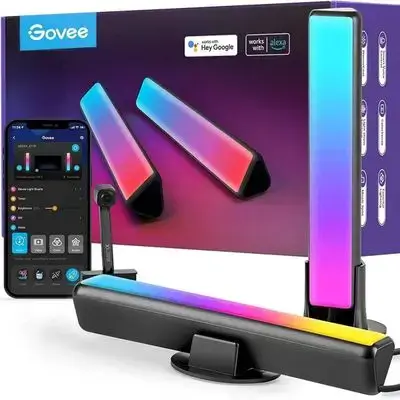 Govee RGBIC Flow Pro Light Bar H6054 with Camera | 2 Light Bars – 1.2m