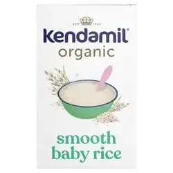 Kendamil Organic Smooth Baby Rice 120g/أرز كينداميل العضوي الناعم للأطفال 120 جرام