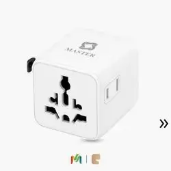 Master Universal Travel Adapter | 2500W Global Power Solution