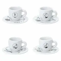 SET 4 TAZZINE MOKA CAROSELLO