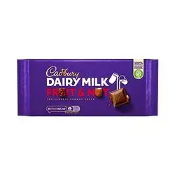 Cadbury Dairy Milk Fruit And Nut 180 Gm