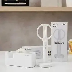 DELI NUSIGN  SCISSORS & TAPE DISPENSER