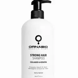 ORNABIO BEA U T Y CAR E STRONG HAIR SHAMPOO COLLAGEN & KERATIN