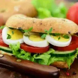 Diet Egg Baguette - 403.5 Cal