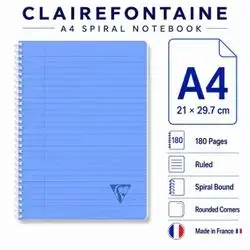 Notebook ,French ( A4) Size,180 pages.