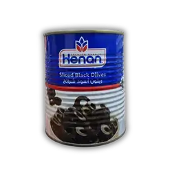 Henan Spanish cut black olives 825 ml