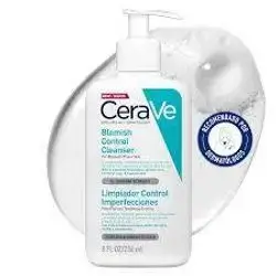 CeraVe Blemish Control Cleanser Face Wash For Acne & Blemish Prone Skin with 2% Salicylic Acid, Niacinamide and Ceramides -236m