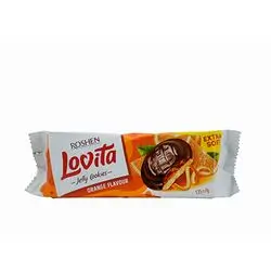 Roshen Lovita Jelly Cookies Orange Flavour 135 Gm