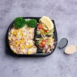 Chicken Book With Rice Meal
