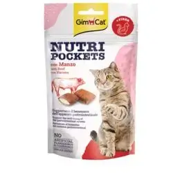 GimCat Nutri Pockets With Beef 60g