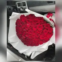 Large Red Rose Bouquet – 159 Flowers