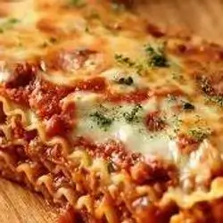 Red Cheese coated Pasta