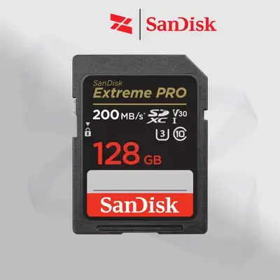 SanDisk Extreme Pro SD UHS I 128GB 200MB/s