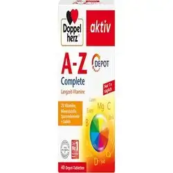 Aktiv A-Z Depot Multivitamin 40 Tablets Doppel Herz